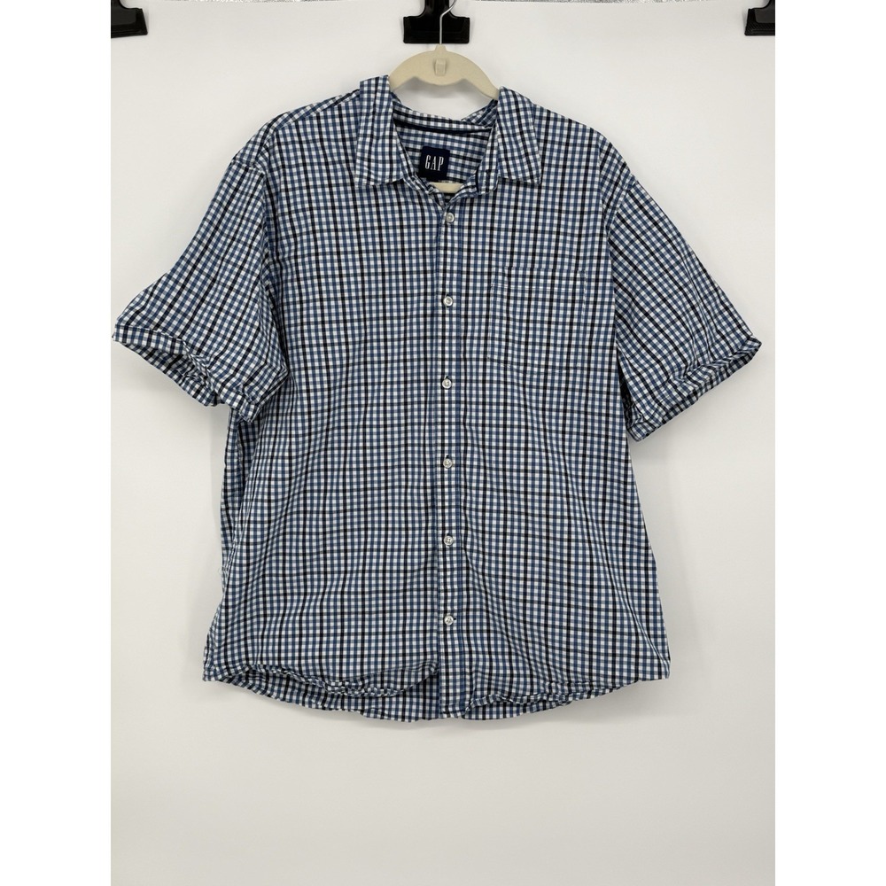 GAP Men's Short Sleeve Button Down XXL